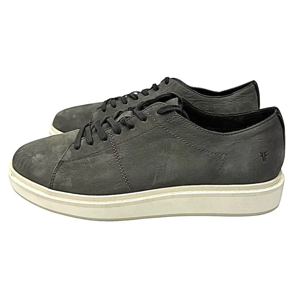 Frye Gates High Prints Gray Suede Low Top Sneakers Men’s Size 10M